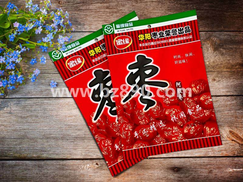 The manufacturer specializes in printing customized Ejiao red dates yin-yang aluminized composite plastic packaging bag color printing logo
