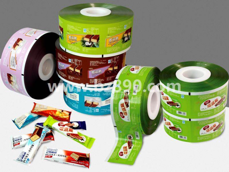 Manufacturers print customized chocolate candy automatic packaging pure aluminum tin foil color printing logo