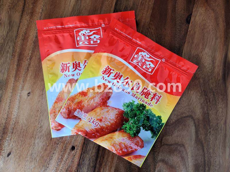 Manufacturer printed customized salting material outer packaging bag color printing logo QS certification